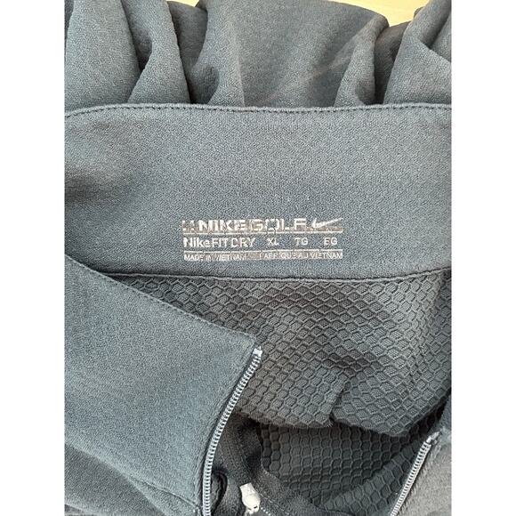 Nike Golf Pullover XL Gray Quarter Zip Athleisure Workout Coach Dry Fit Gym - Picture 6 of 8